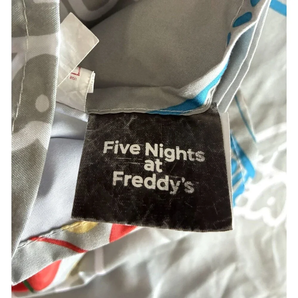 Five Nights at Freddy's Twin Flat Sheet Only Freddy Fazbear Pizza Gray FNAF